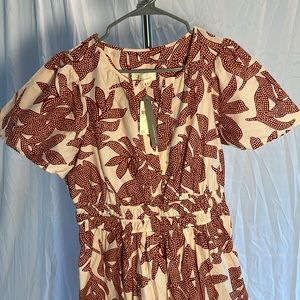 Anthropologie long XL prairie boho dress.